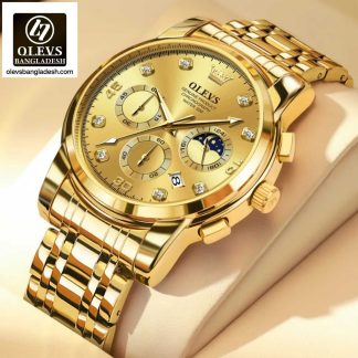 Original Olevs Luxury 2889 Model Chronograph Active Watch