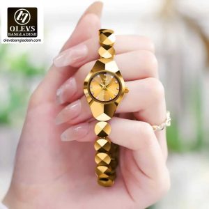 Original Olevs 7007 Model Tungsten Steel Luxury Ladies Watch - Image 2