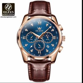 Original Olevs Luxury 2888 Model Chronograph Active Watch