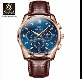 Original Olevs Luxury 2888 Model Chronograph Active Watch