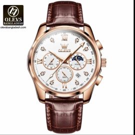 Original Olevs Luxury 2888 Model Chronograph Active Watch