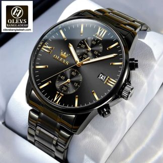 Original Olevs Luxury 2886 Model Chronograph Active Watch