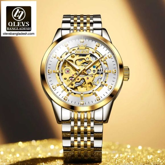 Original Olevs Luxury 9920 Model Automatic Mechanical Watch - Image 2