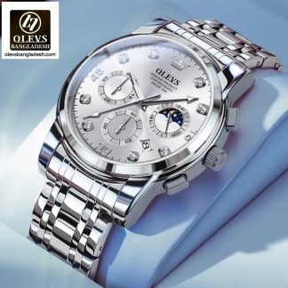 Original Olevs Luxury 2889 Model Chronograph Active Watch