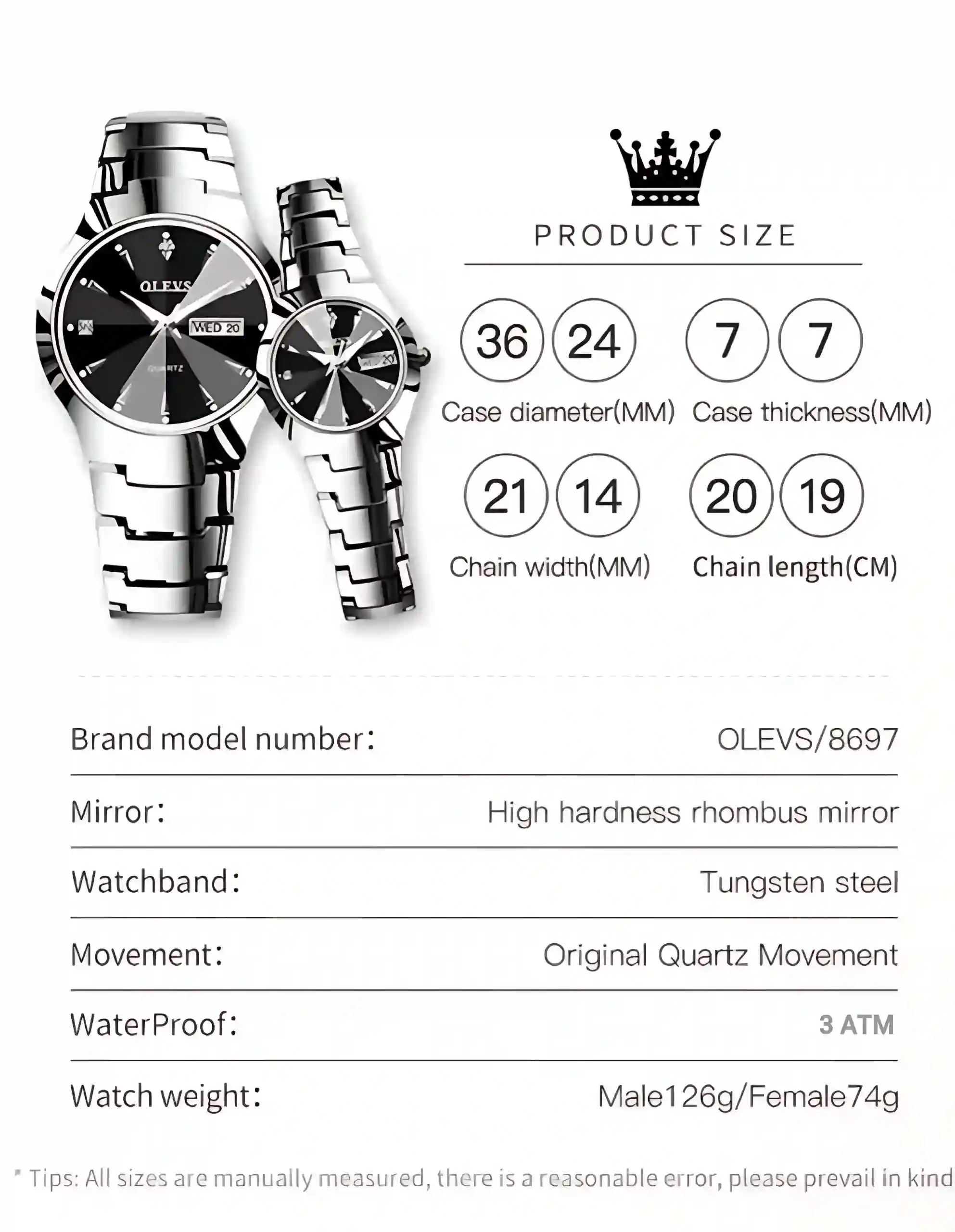 Olevs 8697 Women Watch