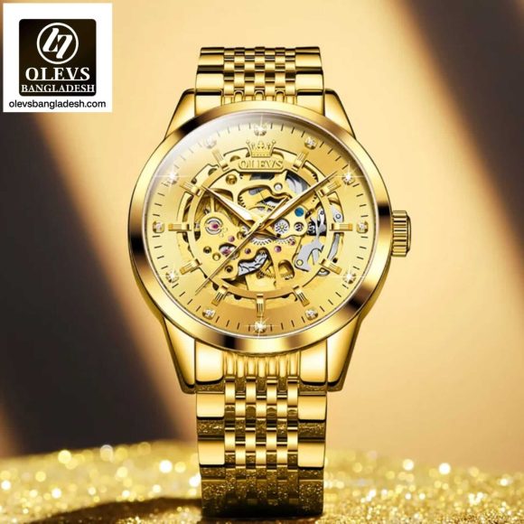Original Olevs Luxury 9920 Model Automatic Mechanical Watch - Image 2