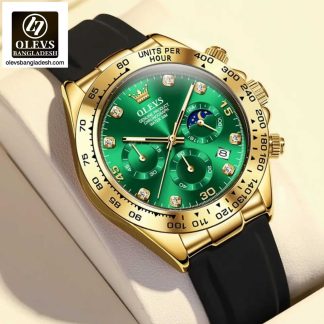 Original Olevs Luxury 2875 Model Chronograph Active Watch