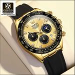 Original Olevs Luxury 2875 Model Chronograph Active Watch