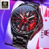 Original Olevs Luxury 9937 Model Wheel Rotatable Watch for Men