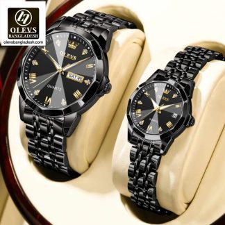 Original Olevs 9931 Model Luxury Couple Watch