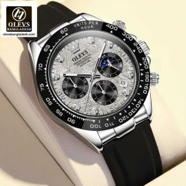 Original Olevs Luxury 2875 Model Chronograph Active Watch