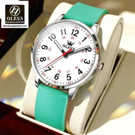 Original Olevs Luxury 9953 Model Silicone Straps Ladies Watch