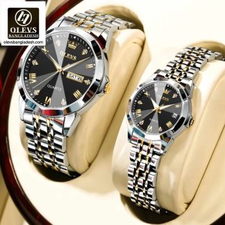 Original Olevs 9931 Model Luxury Couple Watch