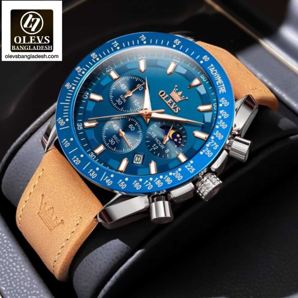 Original Olevs Luxury Model Chronograph Active Watch Official Site Of Olevs Bangladesh