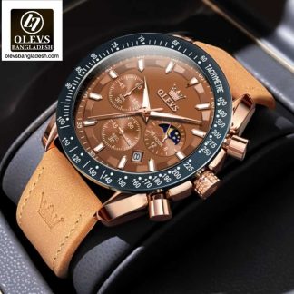 Original Olevs Luxury 9957 Model Chronograph Active Watch