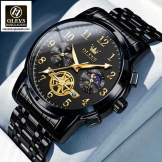 Original Olevs Luxury 2903 Model Chronograph Active Watch