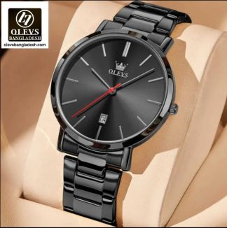 Original Olevs Luxury TY701 Model Ultra Thin Watch for Men