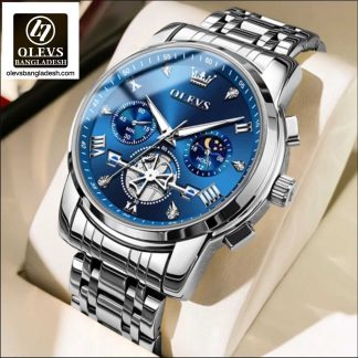 Original Olevs Luxury 2856 Model Chronograph Active Watch
