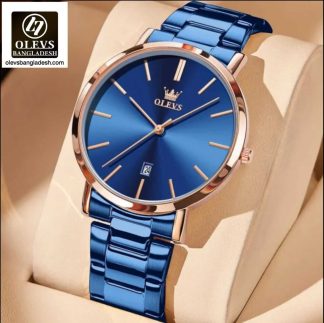 Original Olevs Luxury TY701 Model Ultra Thin Watch for Men