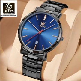 Original Olevs Luxury TY701 Model Ultra Thin Watch for Men