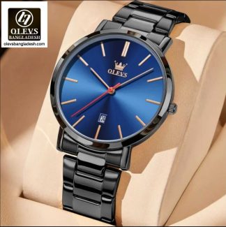 Original Olevs Luxury TY701 Model Ultra Thin Watch for Men