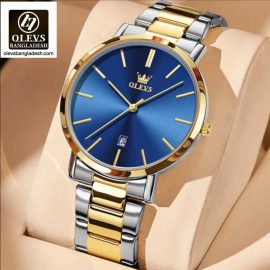 Original Olevs Luxury TY701 Model Ultra Thin Watch for Men