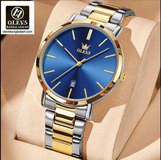 Original Olevs Luxury TY701 Model Ultra Thin Watch for Men