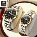 Original Olevs 2906 Model Luxury Couple Watch