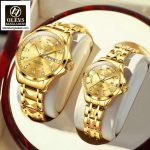 Original Olevs 2906 Model Luxury Couple Watch