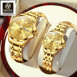 Original Olevs 2906 Model Luxury Couple Watch