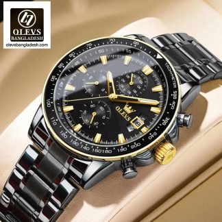 Original Olevs Luxury TY705 Model Chronograph Active Watch for Men