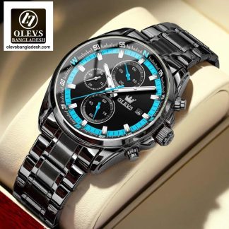 Original Olevs Luxury TY713 Model Chronograph Active Watch