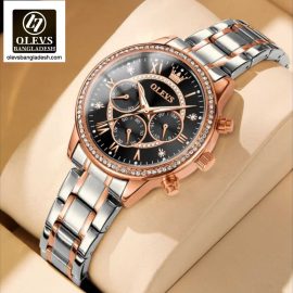 Original Olevs Luxury 2915 Model Chronograph Active Ladies Watch
