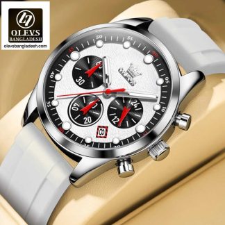 Original Olevs Luxury 5602 Model Chronograph Active Watch for Men