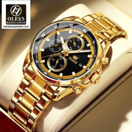 Original Olevs Luxury TY713 Model Chronograph Active Watch