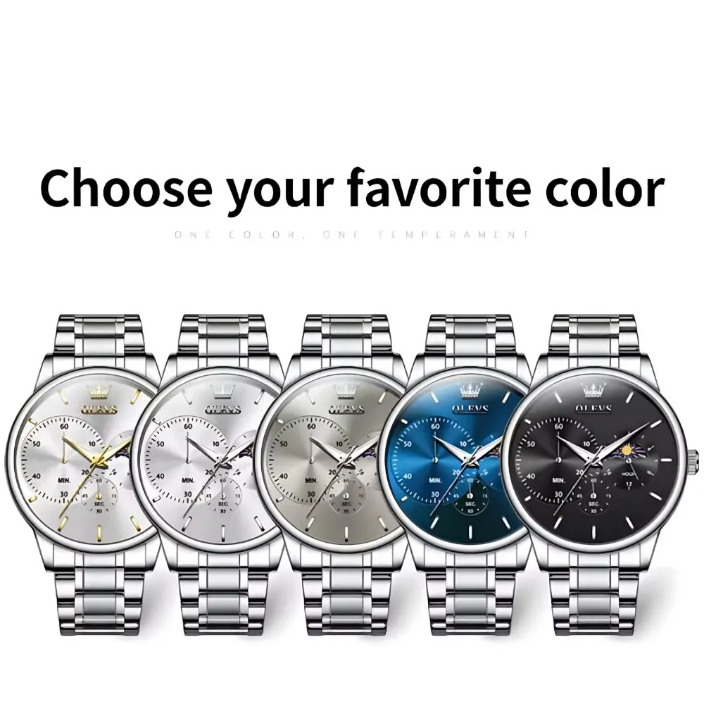 Olevs 2936 Men Chronograph - Image 7