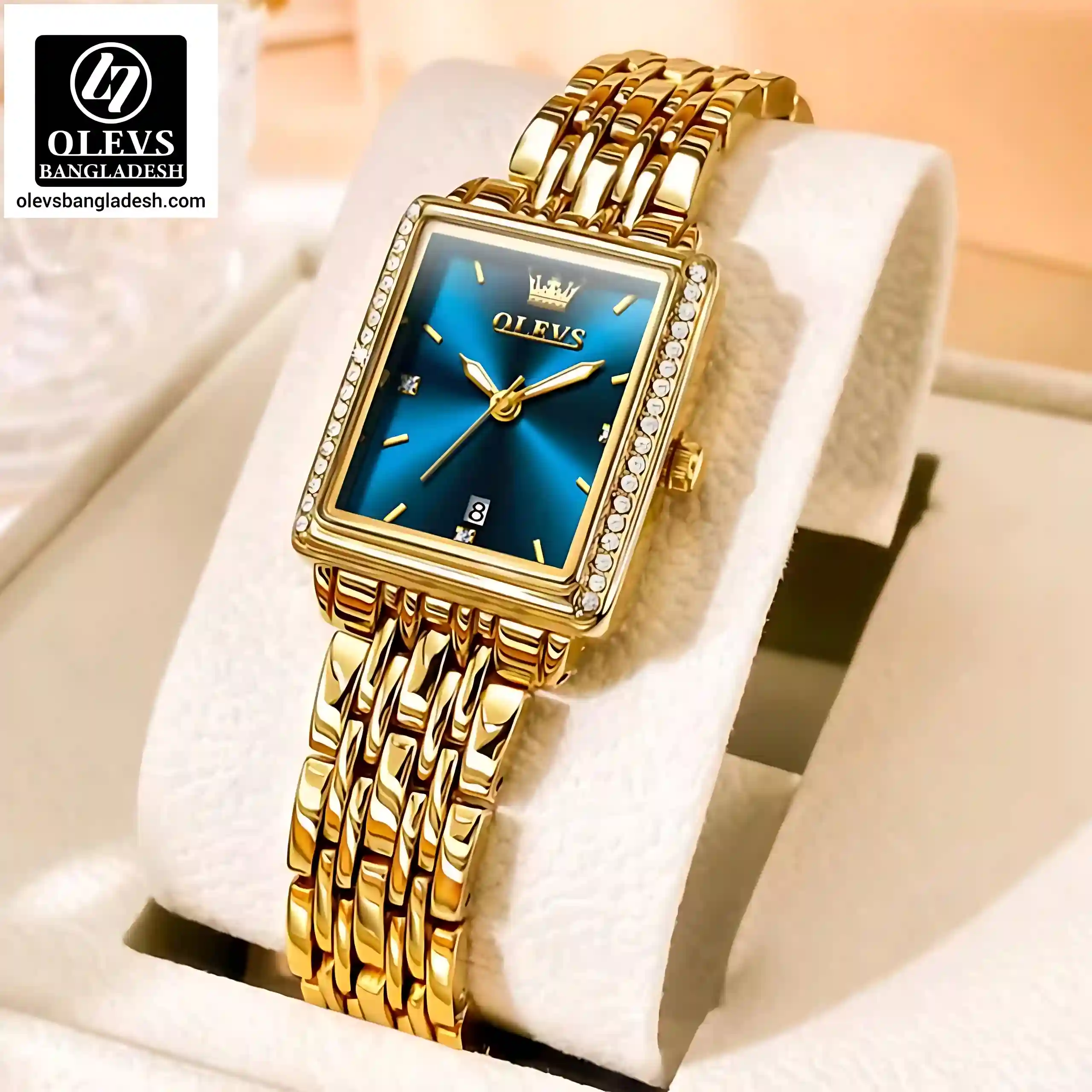 Olevs 9995 Women Watch blue