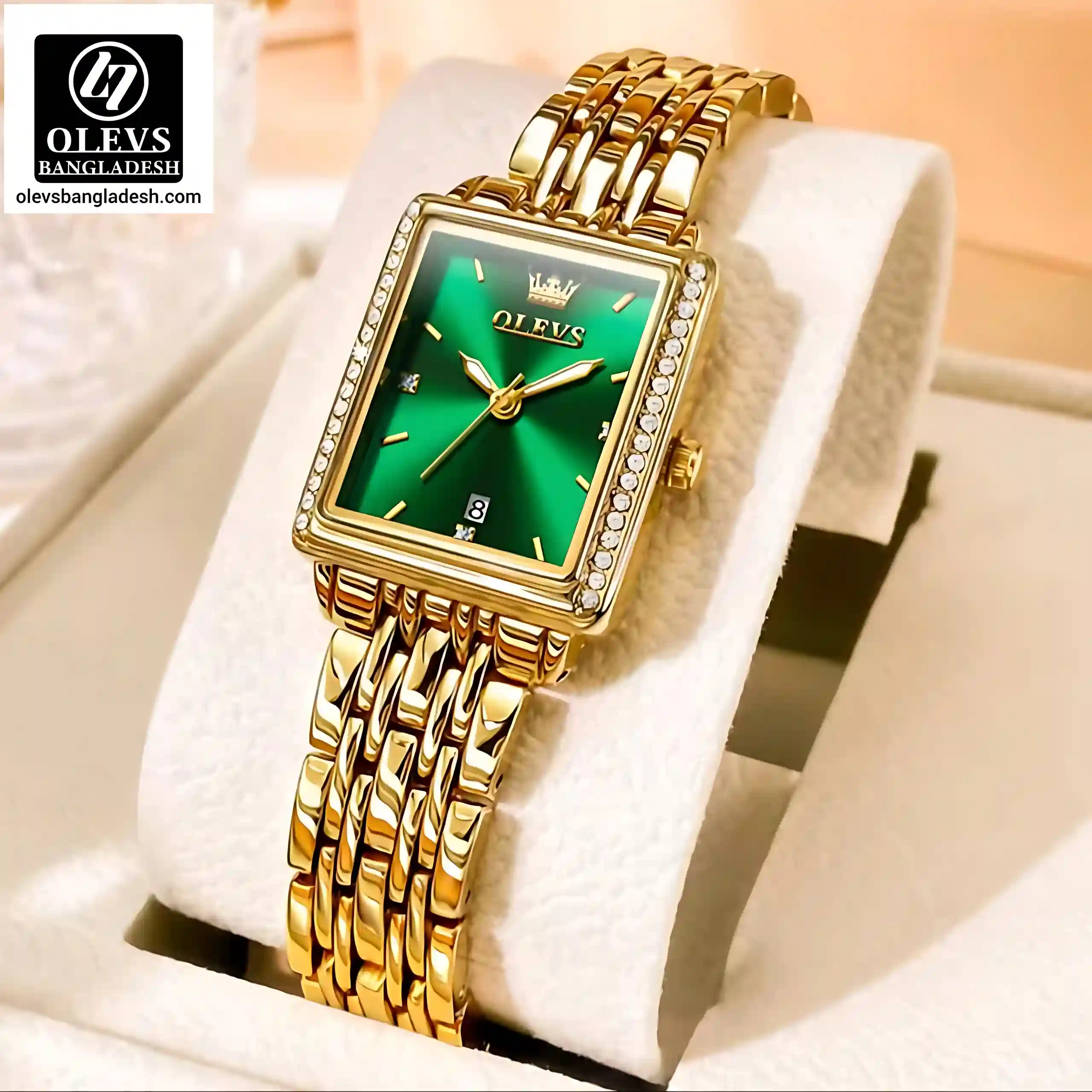 Olevs 9995 Women Watch green
