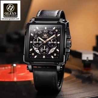 Original Olevs Luxury 9919 Model Chronograph Active Watch for Men