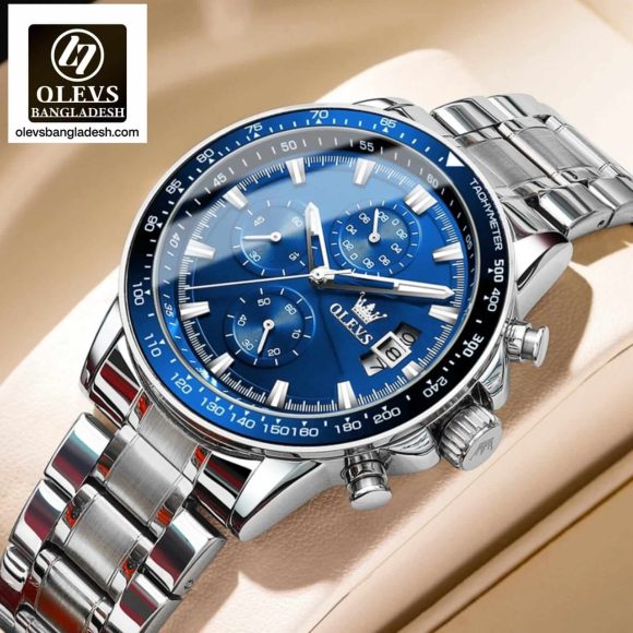 Original Olevs Luxury TY705 Model Chronograph Active Watch for Men