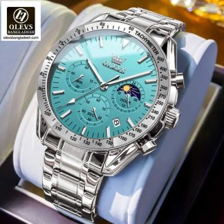 Original Olevs 3618 Model Luxury Chronograph Active Watch for Men