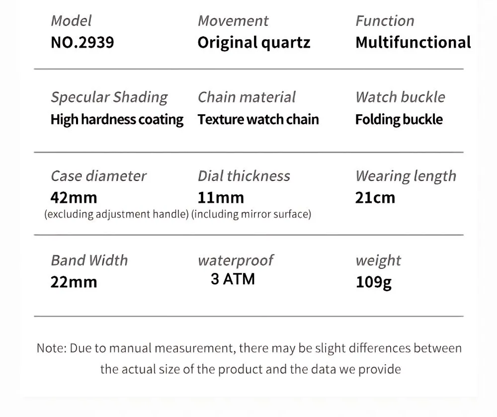 Olevs 2939 Men Chronograph - Image 14