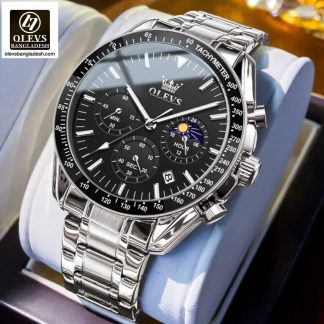 Original Olevs 3618 Model Luxury Chronograph Active Watch for Men