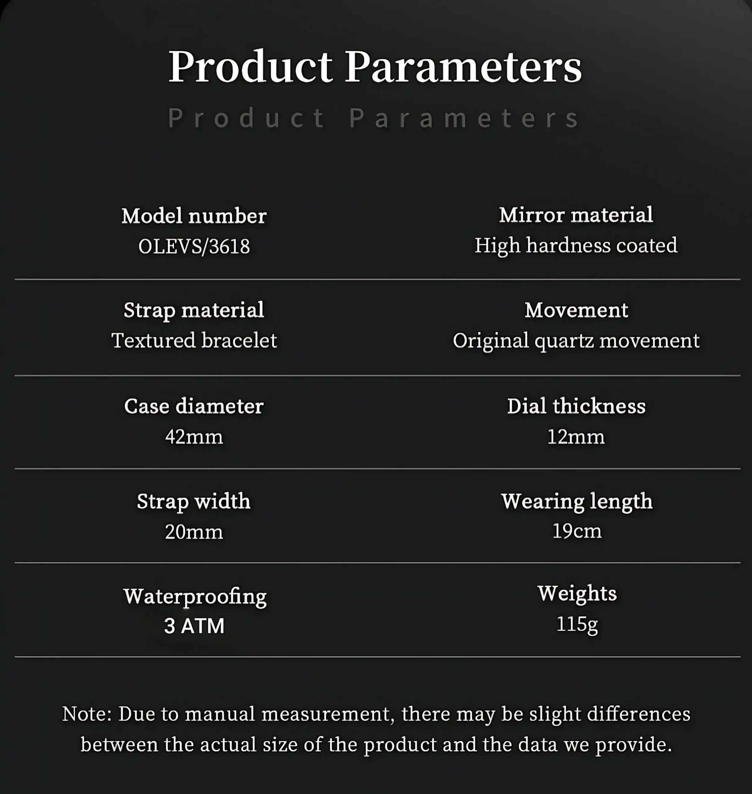 Olevs 3618 Men Chronograph