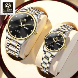 Original Olevs 3612 Model Luxury Couple Watch