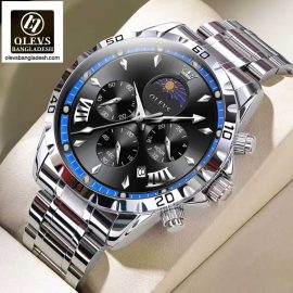 Original Olevs Luxury 2949 Model Chronograph Active Watch for Men