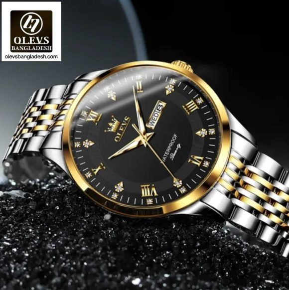 Original Olevs 2923 Model Luxury Watch for Men - Image 2