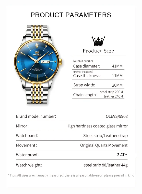 Olevs 9908 Men Chain