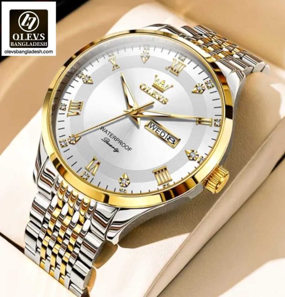 Original Olevs 2923 Model Luxury Watch for Men - Image 2