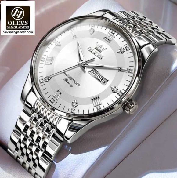 Original Olevs 2923 Model Luxury Watch for Men - Image 2
